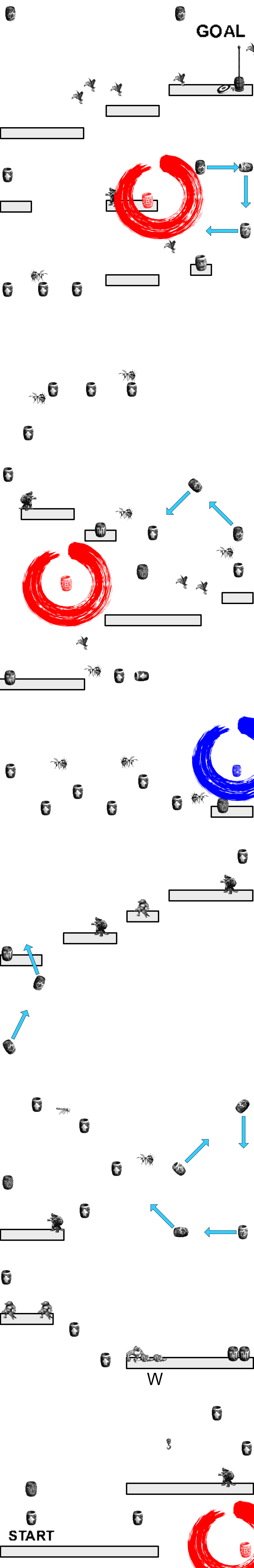 マップで攻略】スーパードンキーコング2：2-2 タルタルこうざん-ステージガイド | ヤスショートピックス