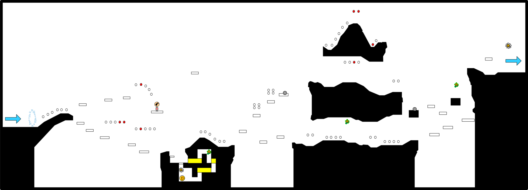 Ds Map Yoshi's island DS MAP: World 5-2 Goonie Heights- 地図付きステージガイド | Yasu's ...