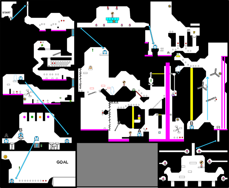 Ds Map Yoshi's island DS MAP: World 5-6 Find the Number Ball!- 地図付きステージガイド ...