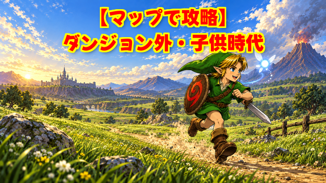 ダンジョン外マップ（子供時代）の攻略
